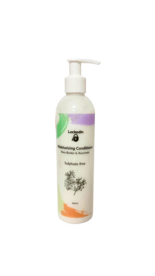 Bottle of Lockedin Nourishing Conditioner on a white background