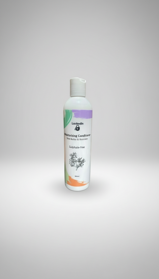 White conditioner bottle with a white top