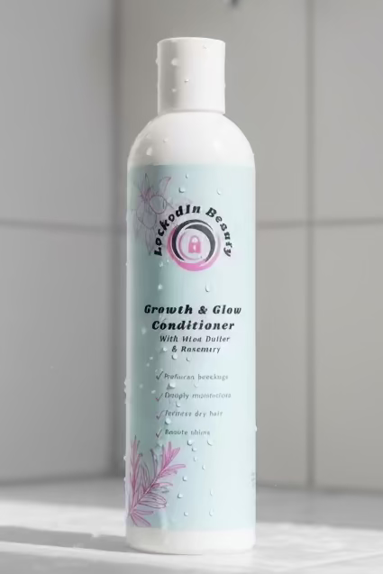 bottol of Growth & Glow Conditioner
